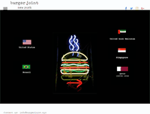 Tablet Screenshot of burgerjointny.com